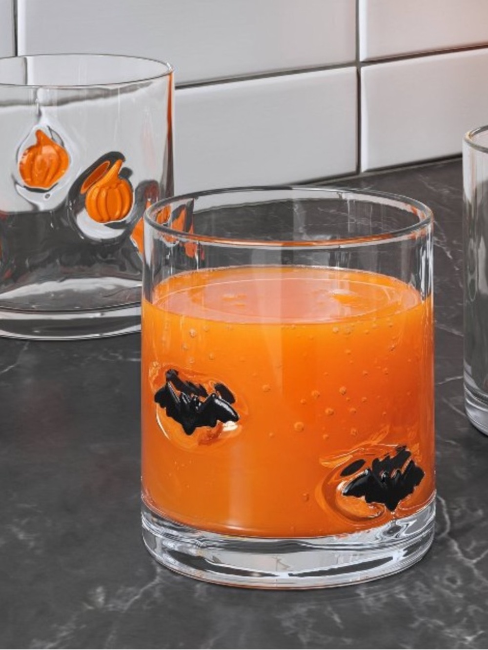Lot of 2 Halloween bat glasses